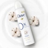 Dove Aluminum Free 48-Hour Deodorant Dry Spray, Cotton Flower & Sandalwood, 4 OZ, thumbnail image 5 of 6