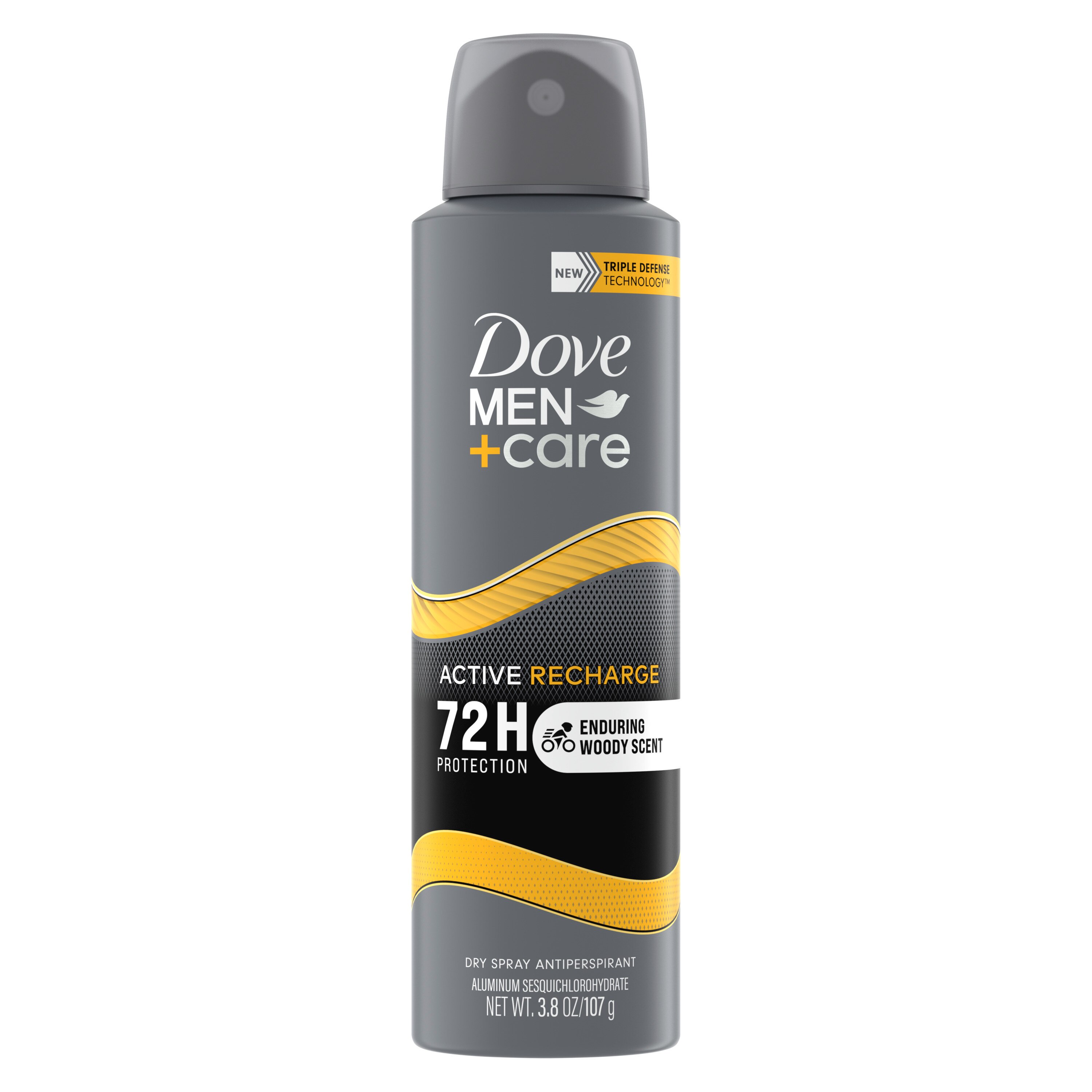 Dove Men+Care 72-Hour Active Recharge Antiperspirant Dry Spray, 3.8 Oz , CVS