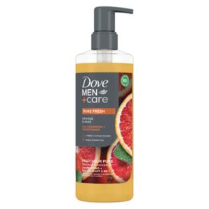 Dove Men+Care 2-in-1 Shampoo + Conditioner, Pure Fresh Orange & Sage, 17.5 Oz , CVS