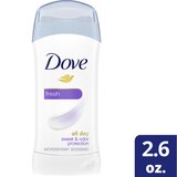 Dove All Day Antiperspirant & Deodorant Stick, Fresh, 2.6 OZ, thumbnail image 1 of 5