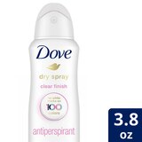 Dove Advanced Care 48-Hour Antiperspirant & Deodorant Dry Spray, Clear Finish, 3.8 OZ, thumbnail image 1 of 5