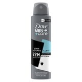 Dove Men+Care 72-Hour Stain Defense Antiperspirant Dry Spray, Clean, 3.8 OZ, thumbnail image 1 of 8