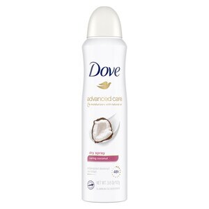 Dove Advanced Care 48-Hour Antiperspirant & Deodorant Dry Spray, Caring Coconut