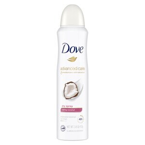 Dove Advanced Care 48-Hour Antiperspirant & Deodorant Dry Spray, Caring Coconut, 3.8 Oz , CVS