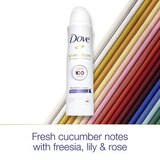 Dove Advanced Care 48-Hour Antiperspirant & Deodorant Dry Spray, Sheer Fresh, 3.8 OZ, thumbnail image 5 of 5