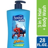Suave Kids 3-in-1 Shampoo, Conditioner & Body Wash, Fresh Spider-Sense, 28 OZ, thumbnail image 5 of 5