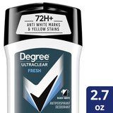 Degree Ultraclear 72-Hour Black + White Antiperspirant & Deodorant Stick, Fresh, 2.7 OZ, thumbnail image 5 of 5