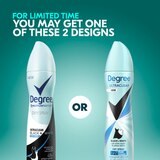 Degree Ultraclear 72-Hour Black + White Antiperspirant & Deodorant Dry Spray, Pure Clean, 3.8 OZ, thumbnail image 4 of 5