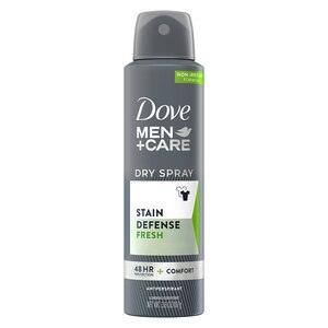 Dove Men+Care Stain Defense Fresh Dry Spray Antiperspirant Deodorant, 3.8 Oz , CVS