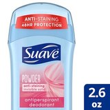 Suave 48-Hour Anti-Staining Antiperspirant & Deodorant Stick, Powder, thumbnail image 1 of 5