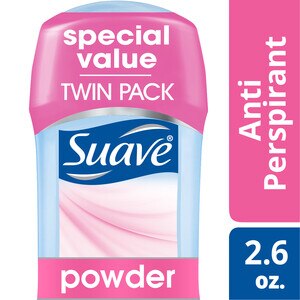 Suave Powder Invisible Solid Anti-Perspirant Deodorant, 2-2.6 OZ