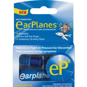 Earplanes - Tapones para los oídos, tamaño medio