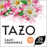 Tazo Herbal Caffeine-Free Calm Chamomile Tea Bags For a Calming Beverage, 20 ct, thumbnail image 1 of 5
