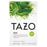 Tazo Zen Moderate Caffeine Level Green Tea Bags For an Calming Beverage, 20 ct, thumbnail image 2 of 5
