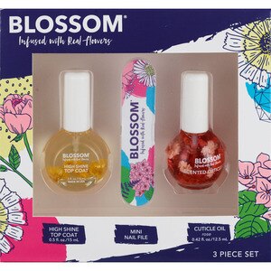 Blossom Nail File, Top & Base Coat Set