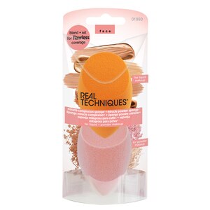 Real Techniques Miracle Complexion + Miracle Powder Sponges, 2CT