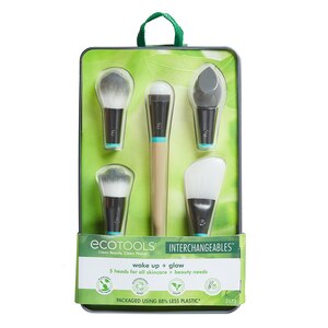  EcoTools Wake Up & Glow Interchangeable Brush Heads, 5CT 