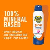 Banana Boat Sport 100% Mineral Sunscreen Spray SPF 50, 5 OZ, thumbnail image 3 of 7