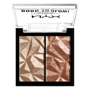 NYX Professional Makeup Born To Glow Icy Highlighter Duo Platinum Status - 0.07 Oz , CVS