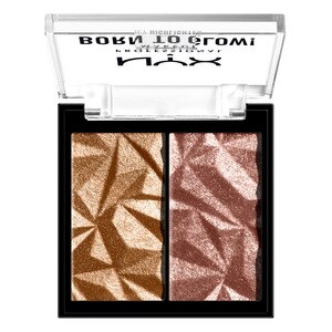 NYX Professional Makeup Born To Glow Icy Highlighter Duo Bout The Bronze - 0.07 Oz , CVS