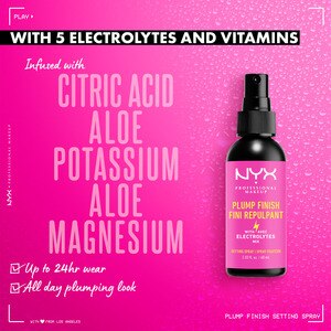 NYX Professional Makeup Plump Right Back Plump Finish Makeup Setting Spray, OZ | Pick Up In Store TODAY at CVS NYX Professional Makeup Plump Right Back Plump Finish Makeup Setting Spray, OZ | Pick Up In Store TODAY at CVS