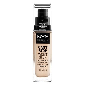 NYX Professional Makeup Can't Stop Won't Stop Full Coverage Foundation, Pale - 1 Oz , CVS