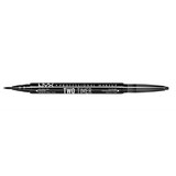 NYX Professional Makeup Two Timer, Dual Ended Eyeliner, Jet Black, thumbnail image 1 of 4