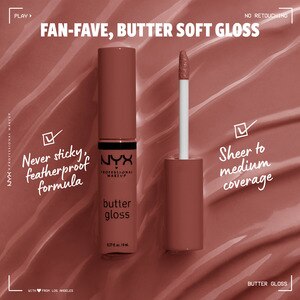 NYX Professional Makeup Butter Gloss Non-Sticky Lip Gloss, Praline - CVS  Pharmacy
