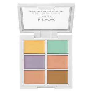 NYX Professional Makeup 3C Conceal Correct Color Correcting Contour Palette - 0.27 Oz , CVS