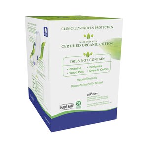 100 cotton feminine pads