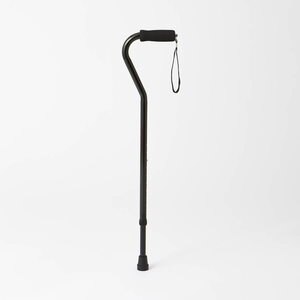 Medline Offset Handle Black Cane , CVS