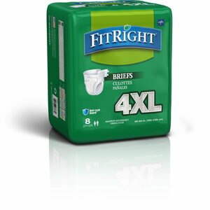 Fit Right Bariatric Adult Briefs with dryness enhancement & odor protection