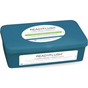 Medline ReadyFlush Biodegradable Scented Wipes, 60 Wipes/Tub - 60 Ct , CVS