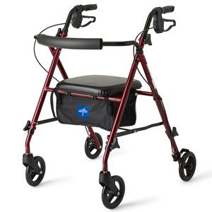 Medline Freedom Rollator Ultra Light Burgundy