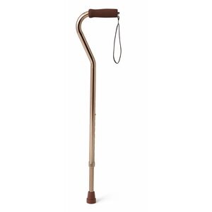 Medline Offset Handle Fashion Cane, Bronze , CVS