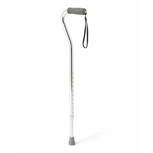 Medline Offset Handle Chrome Cane , CVS