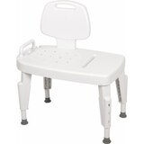 Medline Composite Transfer Bench with Back, thumbnail image 1 of 1