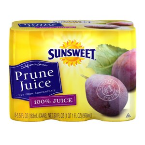  Sunsweet Prune Juice 6 Pack, 5.5 OZ 