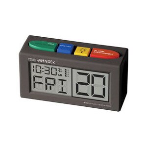 MedCenter Systems Your Minder Personal Recording Alarm Clock, 2-3/4 in. x 5 in.