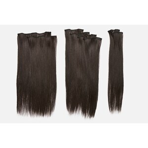 Hairdo Straight 8 Piece Extension Kit, Midnight Brown, 16 IN , CVS