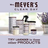 Mrs. Meyer's Clean Day Scented Soy Candle, Lavender, 4.9 Ounce Candle, thumbnail image 5 of 9