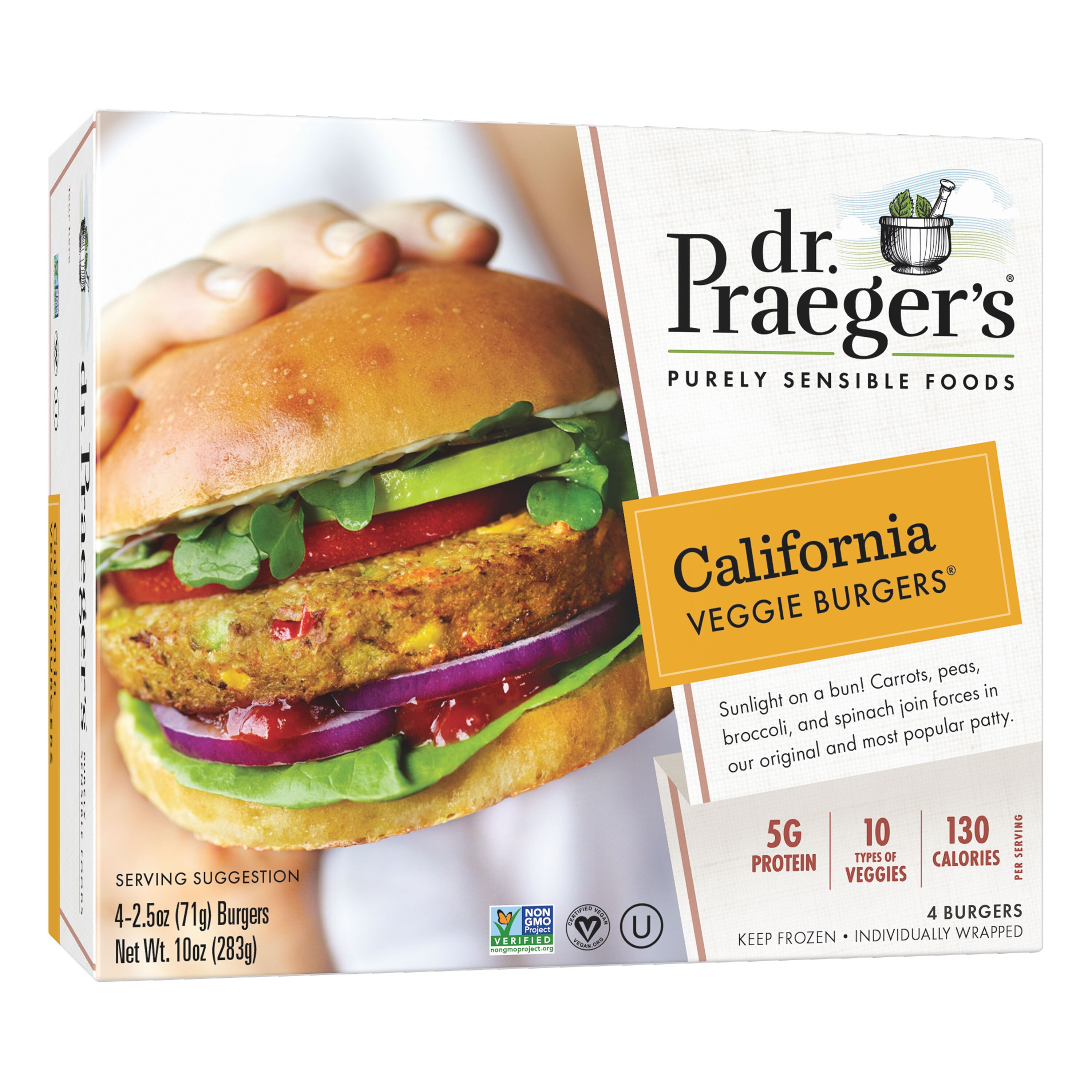 Dr. Praegers Dr. Praegers California Veggie Burger, 4 Ct, 10 Oz , CVS