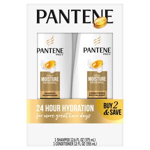 Pantene Pro-V Daily Moisture Renewal DreamCare Shampoo & Conditioner Dual Pack, 2/Pack