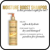 Pantene Gold Series Moisture Boost Shampoo, 9.1 OZ, thumbnail image 5 of 6