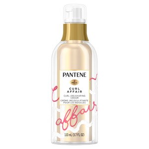 Pantene Curl Affair Curl (Re) Shaping Cream - Crema para rizos, sin sulfato, con grosella negra, 3.7 oz