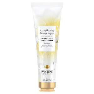 Pantene Nutrient Blends Strengthening Damage Repair Sulfate Free Conditioner with Castor Oil, 8 OZ
