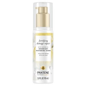 Pantene Nutrient Blends Fortifying Damage Repair Overnight Serum, Sulfate Free, 3.2 OZ