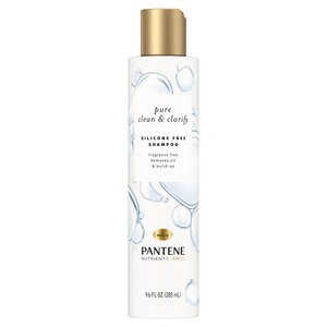 Pantene Pure Clean & Clarify Silicone-free Shampoo, Fragrance-free, 9.6 OZ