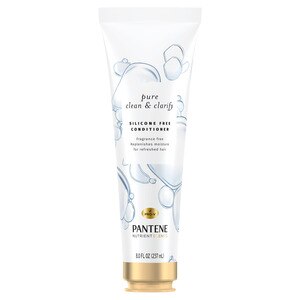 Pantene Pure Clean & Clarify Silicone-Free Conditioner, Fragrance-free, 9.6 OZ