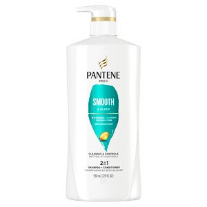 Pantene Pro-V Smooth & Sleek 2-in-1 Shampoo & Conditioner, 17.9 Oz , CVS